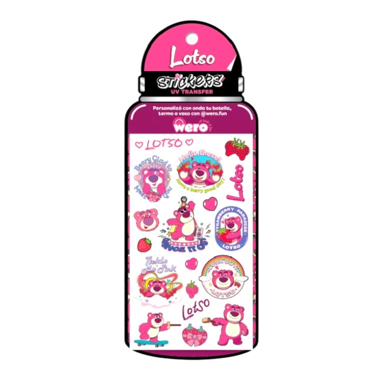 Stickers Wero Lotso UV Transfer Bottle Art.WE4164